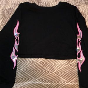 cropped long sleeve